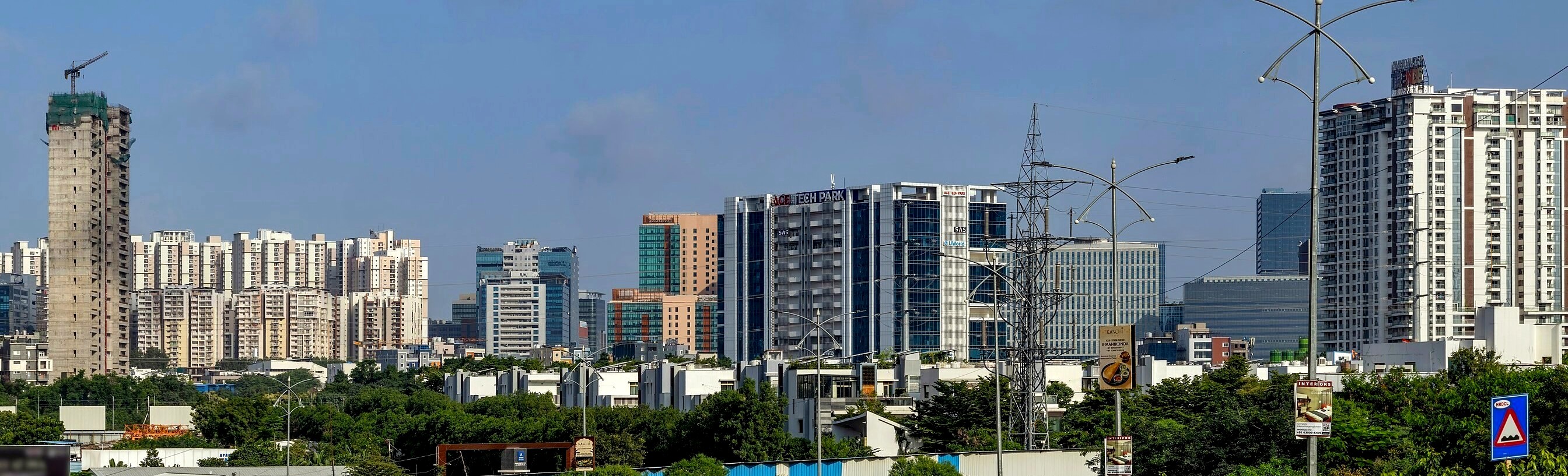 HITEC City and Financial District, Hyderabad, representing the team behind the exchange