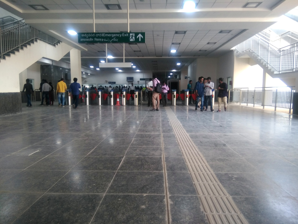 Hyderabad Metro — public meet near stations